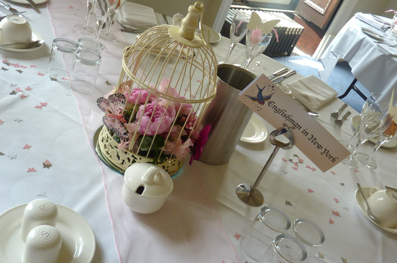 Vintage Birdcage Centerpiece Wedding Chair Covers Designer Chair covers to