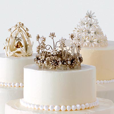 simple winter wedding cakes 